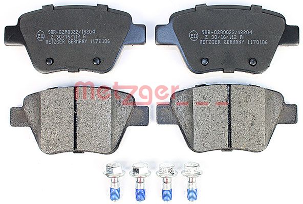 METZGER 1170106 GREENPARTS Bremsbelagsatz, Scheibenbremse